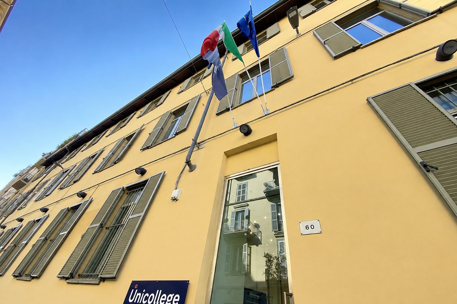 The Unicollege Turin City College at Via Saluzzo 60, in the San Salvario district