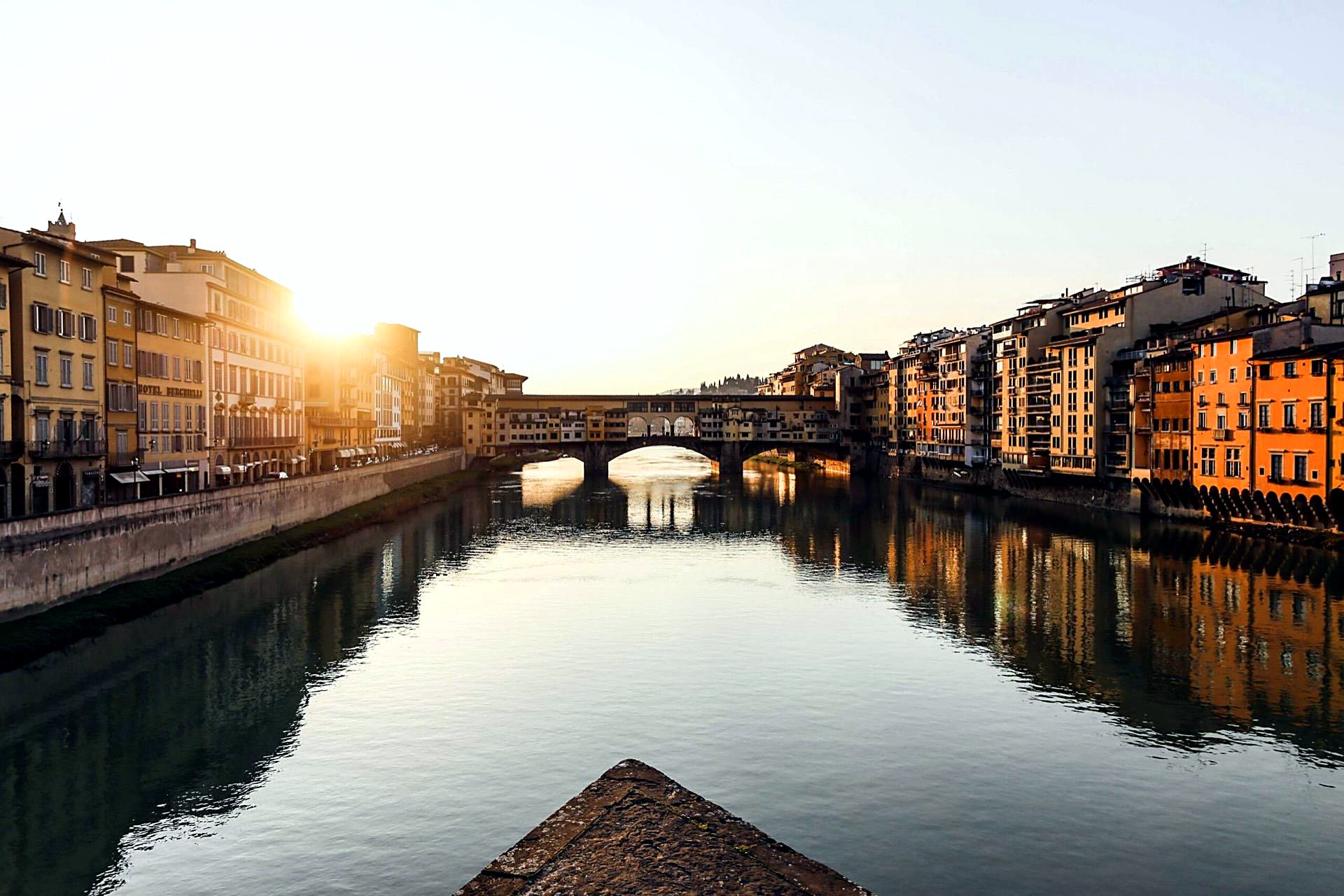 Florence skyline with Ponte Vecchio